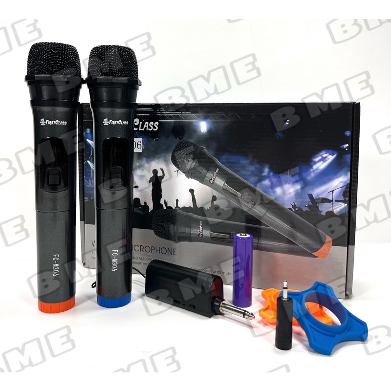 Jual MIC WIRELESS FIRSTCLASS FC-M306 WIRELESS MICROPHONE | Shopee Indonesia