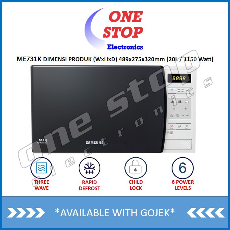 me731k b solo microwave 20l