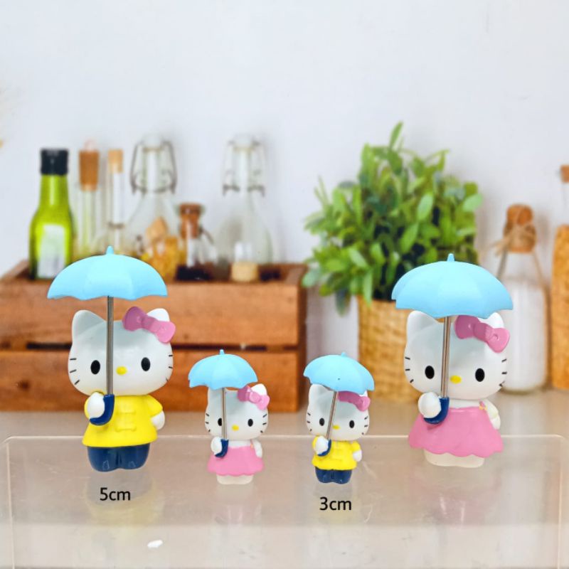 Mini Figurine Vintage Hello Kitty - Occasion, Mignonne Et Parfaite Pour Les Collectionneurs !
