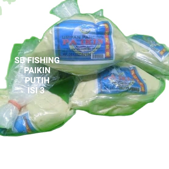 Jual Paikin putih besar ISI 3 - pa ikin putih - umpan pancing dasar ...