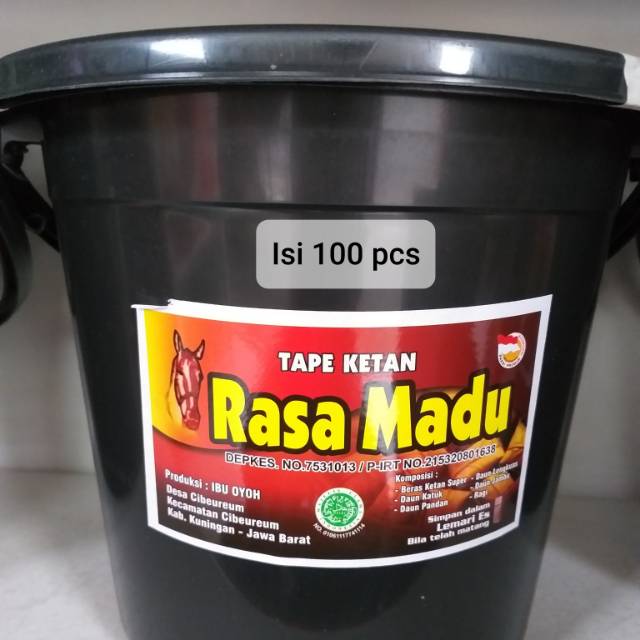 Jual Tape Ketan Khas Kuningan Rasa Madu Shopee Indonesia