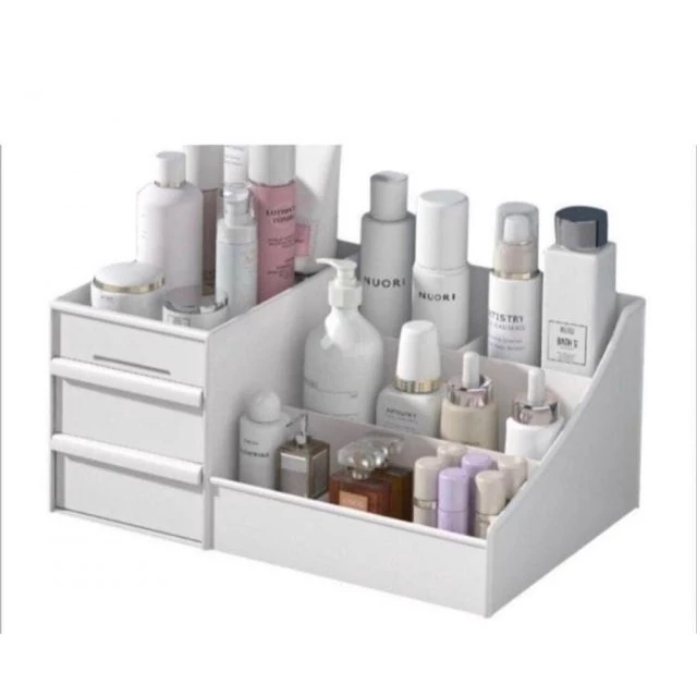 Rak Kosmetik 2 Laci / Rak Kosmetik Tempat Make Up Skincare Serbaguna / Rak Makeup | AutoStock