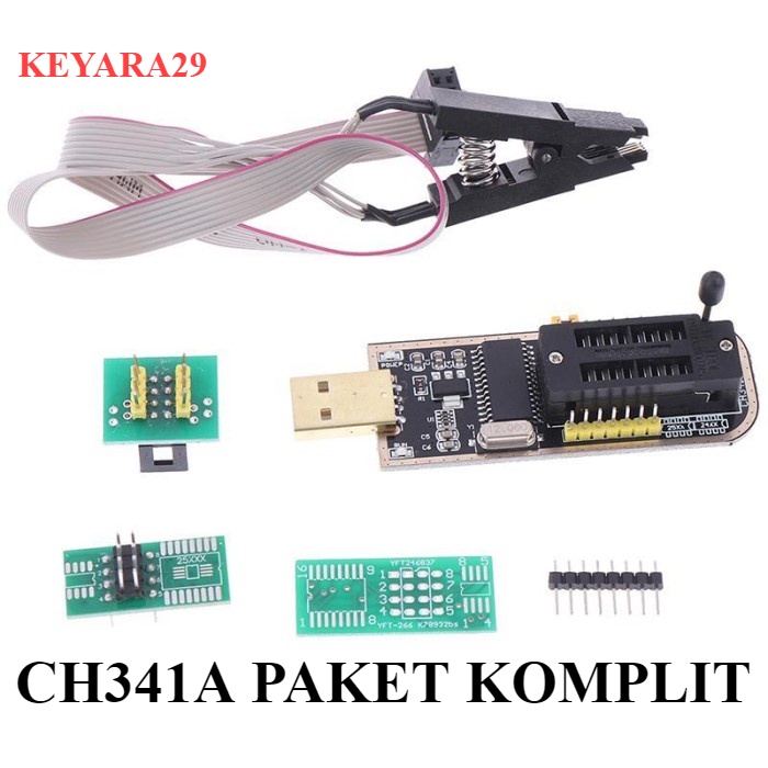 Jual CH341A CH341 CH 341 A 24 25 Series EEPROM Flash BIOS USB Programer ...