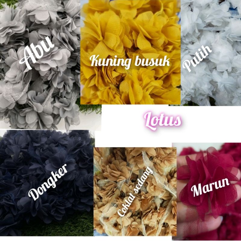 Jual Bunga Frill / Kertas Per Roll ( sekitar 120 pcs ) | Shopee Indonesia