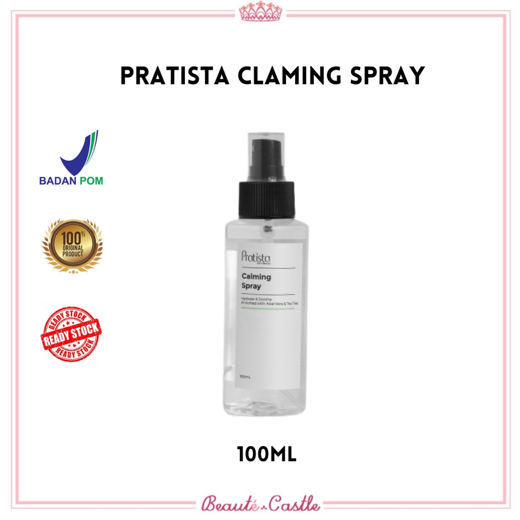 Jual Pratista Calming Spray Skincare Face Mist Moisturizing Penyegar
