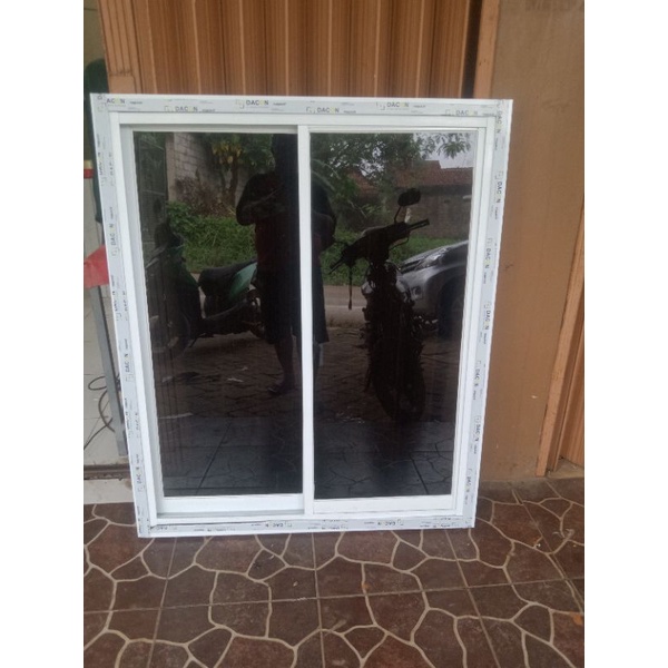 jendela sleding Aluminium P100xT120 3 inci hitam coklat putih  pengiriman bisa ke seluruh wilayah Indonesia!!