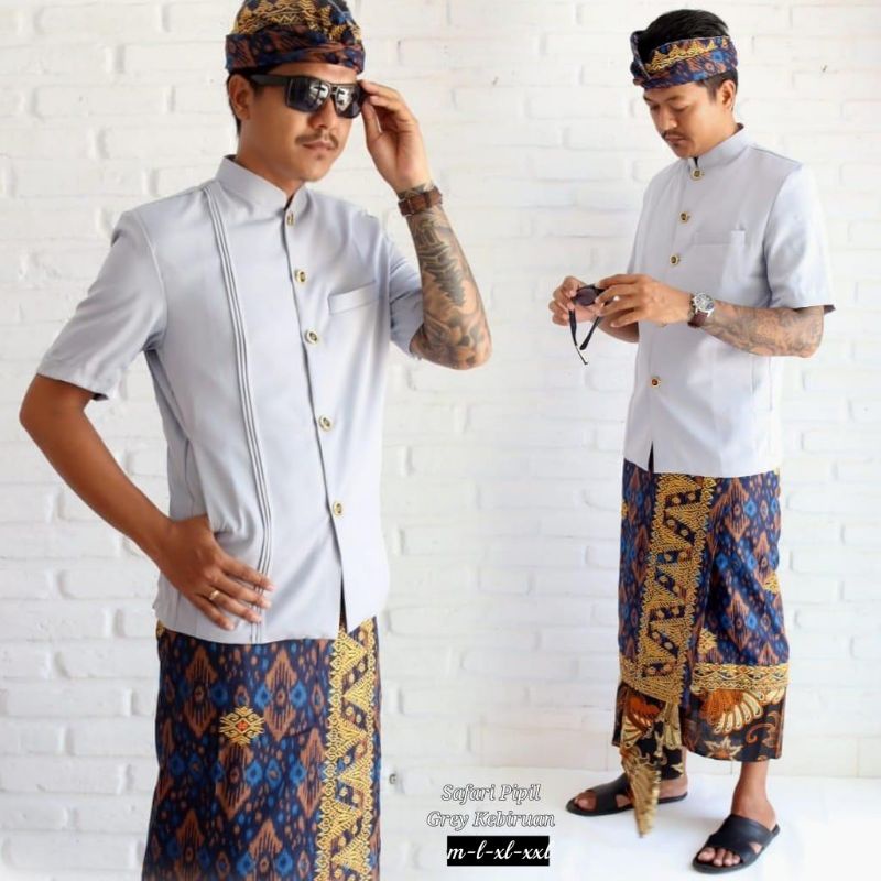 Jual BAJU SAFARI || SAFARI PIPIL || SAFARI BALI || BAJU SAJA | Shopee
