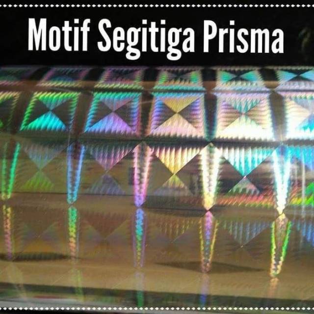 Jual Sticker Hologram 3d Segitiga Prisma Shopee Indonesia