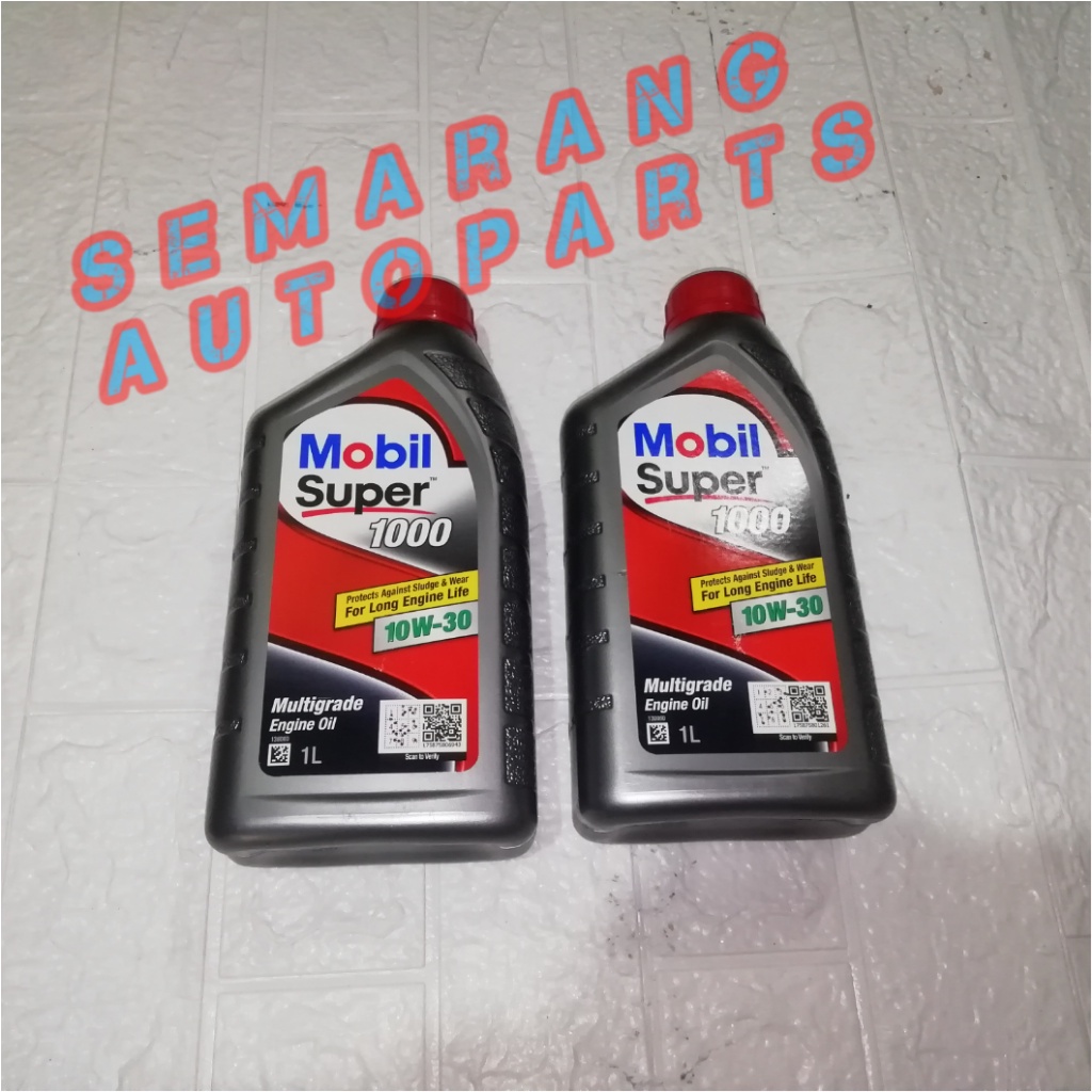Jual OLI MESIN BENSIN MOBIL SUPER SAE 10W-30 OLI MESIN 1 LITER | Shopee