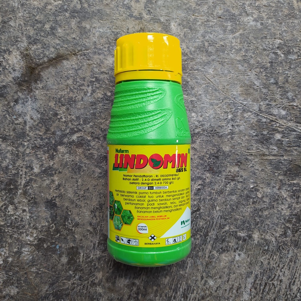 Jual Herbisida LINDOMIN 865 SL Pembasmi Rumput Gulma Original 200ml ...