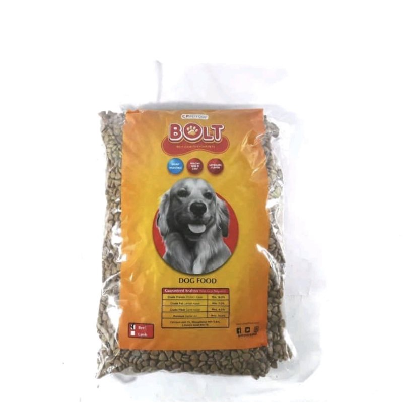 Jual Makanan Anjing BOLT BEEF DOG FOOD 1 Kg 1kg | Shopee Indonesia