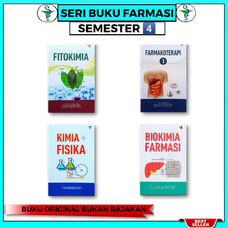 Jual Buku FARMASI Semester 4 FITOKIMIA FARMAKOTERAPI 1 KIMIA FISIKA ...