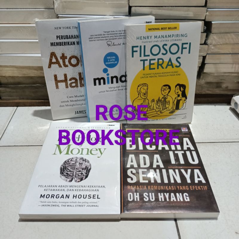 Jual Paket 5 Buku Mindset Filosofi Teras Bicara Itu Ada Seninya