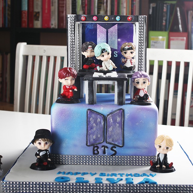 Jual Kue Ulang Tahun model BTS / BIRTHDAY CAKE / MOHON BACA KETERANGAN