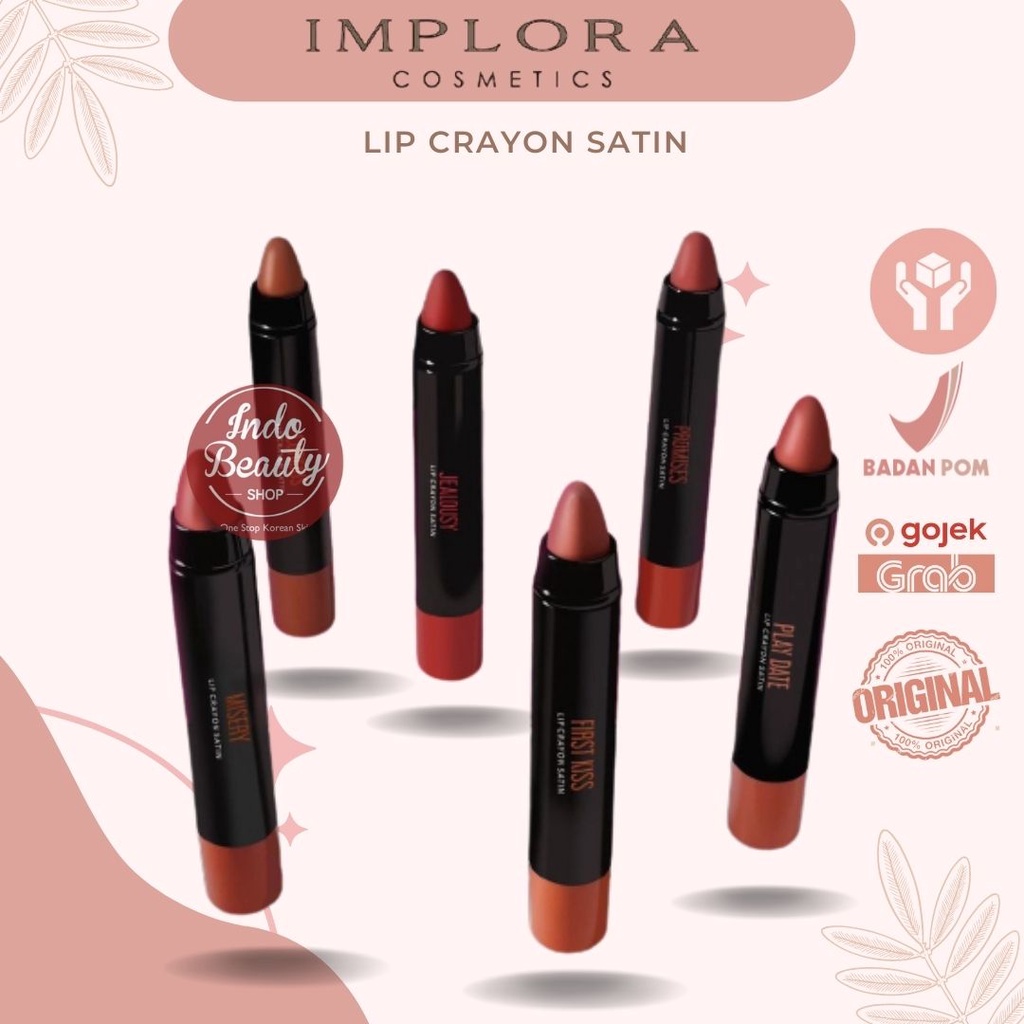 Jual Implora Lip Crayon Satin Shopee Indonesia