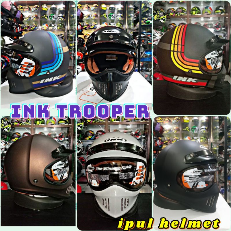 Jual INK TROOPER SOLID Original Fullface | Shopee Indonesia