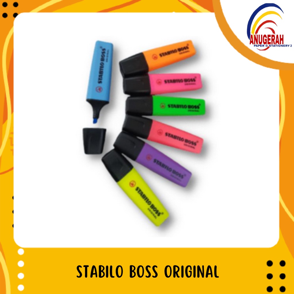 Jual STABILO BOSS ORIGINAL (PCS) | Shopee Indonesia