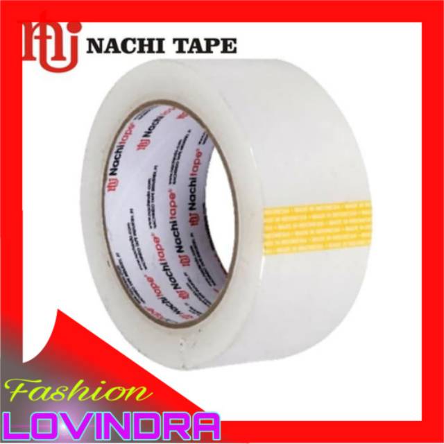 Jual Lakban NACHI BENING 2 inch x 100 yard Isolasi tape Nachi 24mm