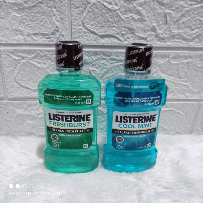 Jual listerine coo mint freshburst obat kumur 250ml | Shopee Indonesia
