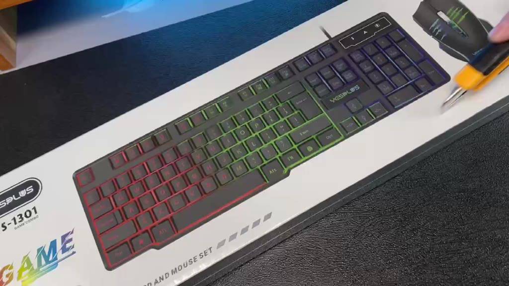 Jual Keyboard Gaming Set YESPLUS YS-1301 Mouse Gaming Full Set RGB ...