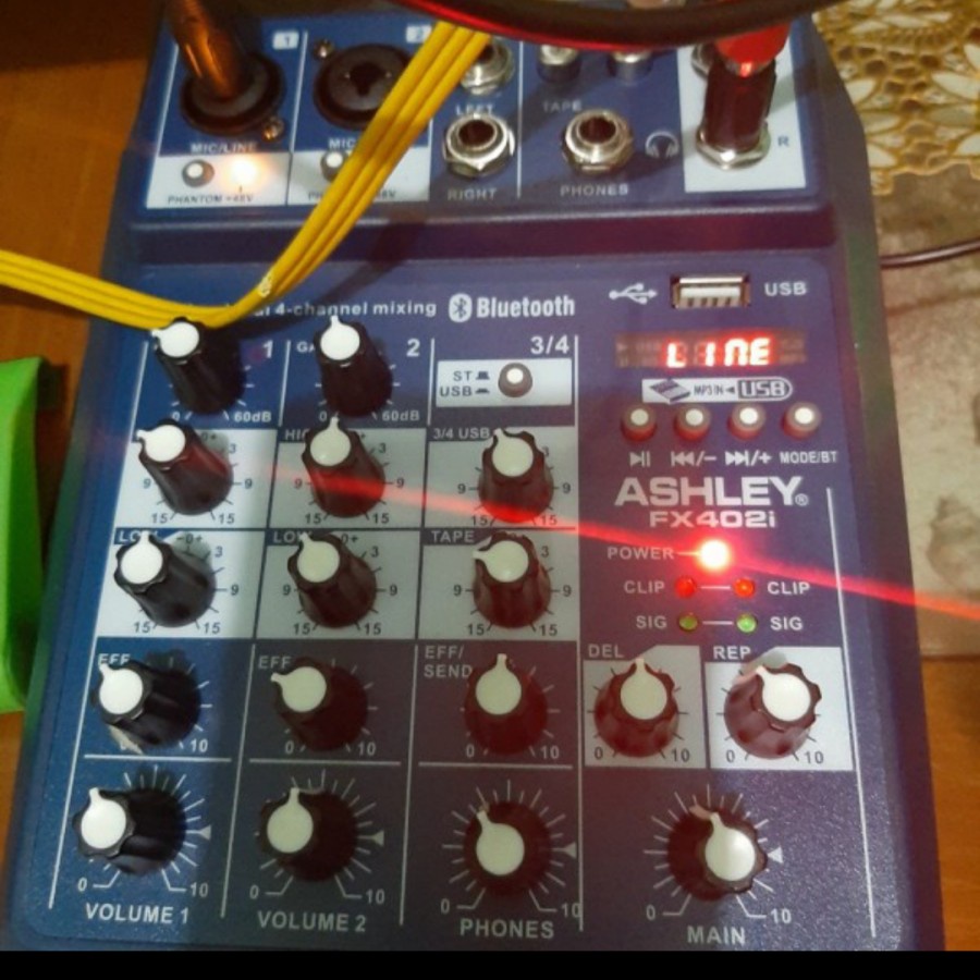 Jual Mixer Ashley FX 402 i Original Bluetooth Ashley FX402i 4 Channel