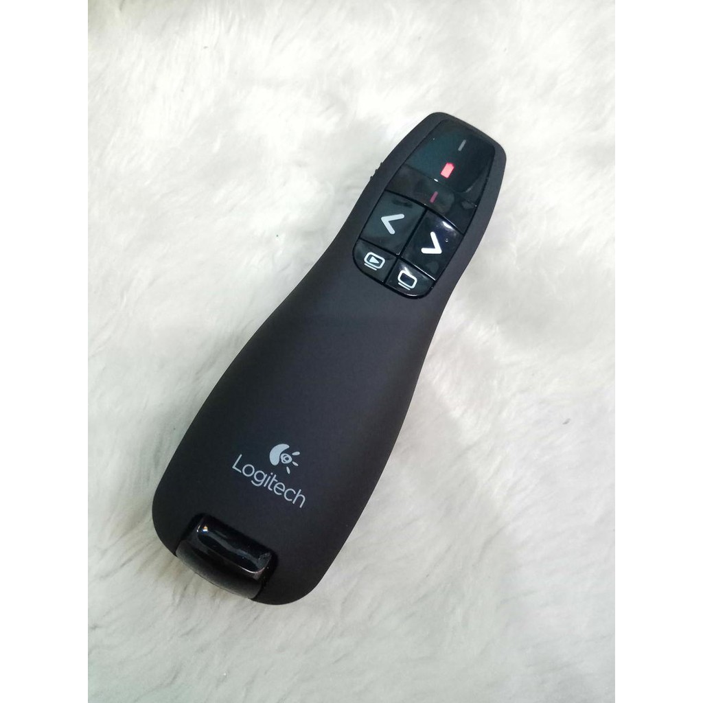 Jual Logitech Wireless Presenter R400 pointer clicker Original | Shopee ...