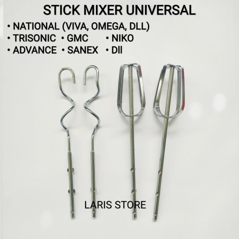 Jual Stick / Pengaduk Mixer Ulir Beater Universal National Omega Viva