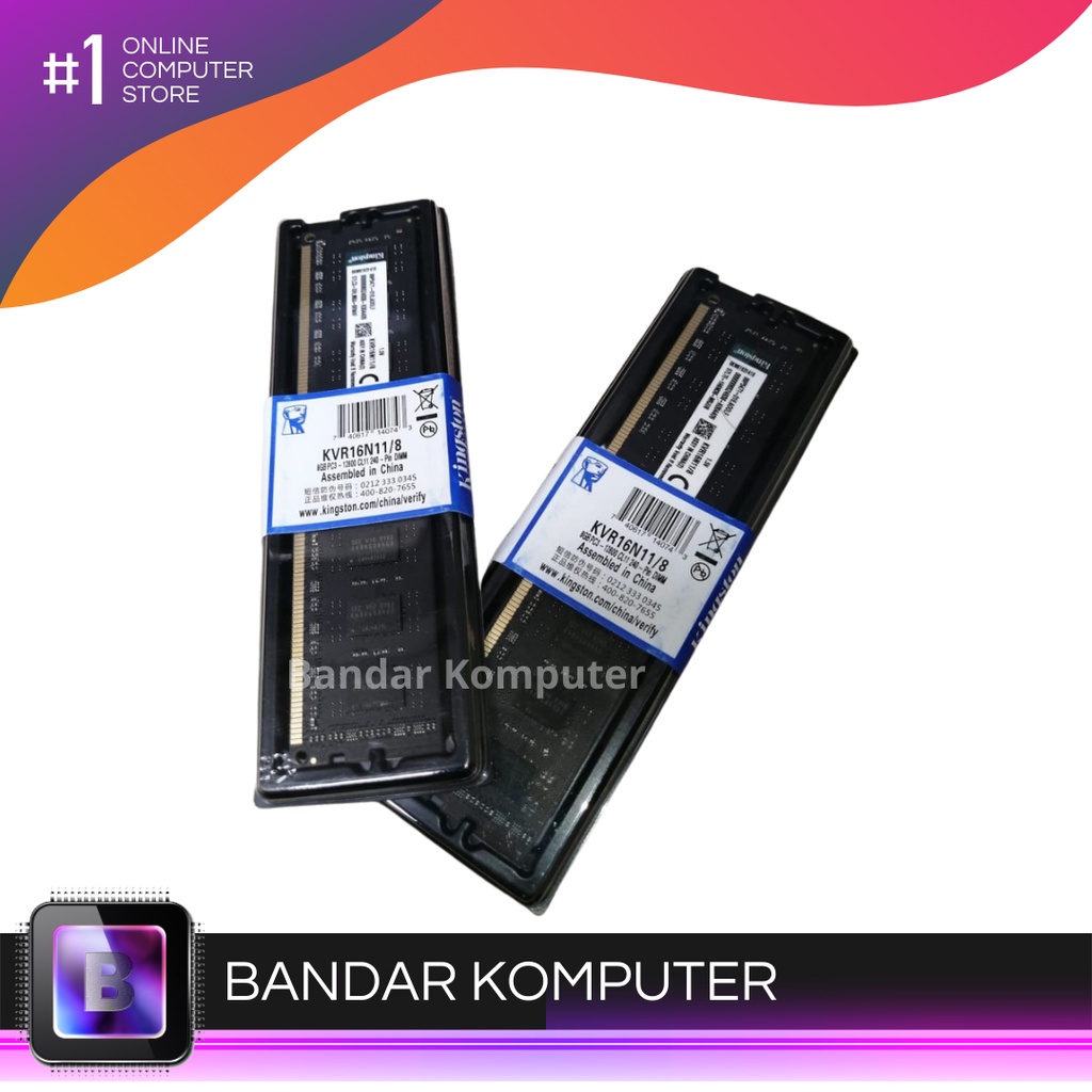Jual MEMORY RAM KINGSTON LONG-DIM DDR3 8GB pc 12800 | Shopee Indonesia