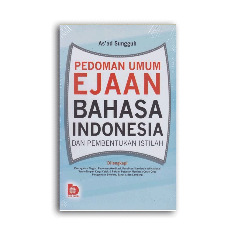 Jual Buku Pedoman Umum Ejaan Bahasa Indonesia Dan Pembentukan Istilah ...