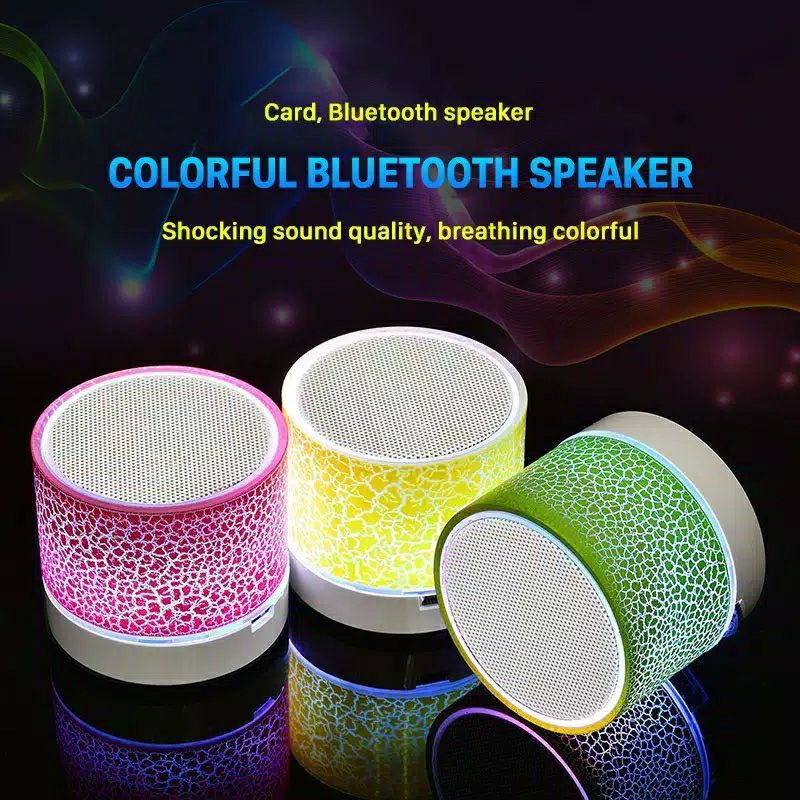 Jual Speaker Retak Bluetooth Music LED Portable Mini Bluetooth with ...