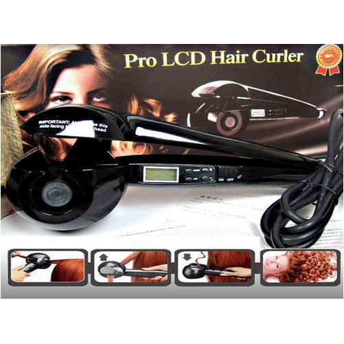 Pro lcd hair curler sales