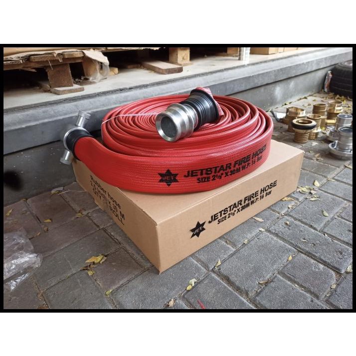 Jual Fire Hose Rubber 2"X30M Selang Pemadam Hydrant Jetstar / Jet Star ...