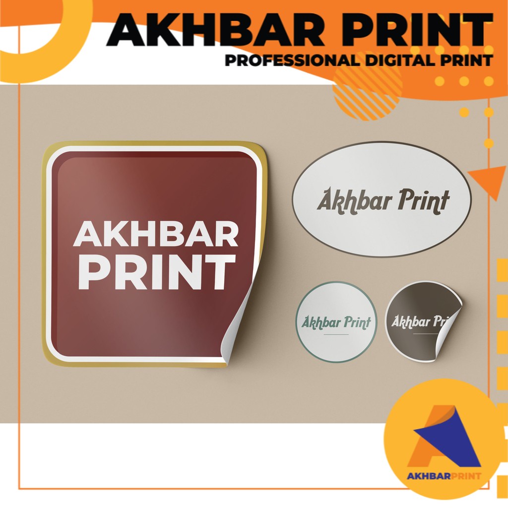 Jual Cetak Label Stiker Label Makanan Minimal Bahan Vinyl Meteran Merek