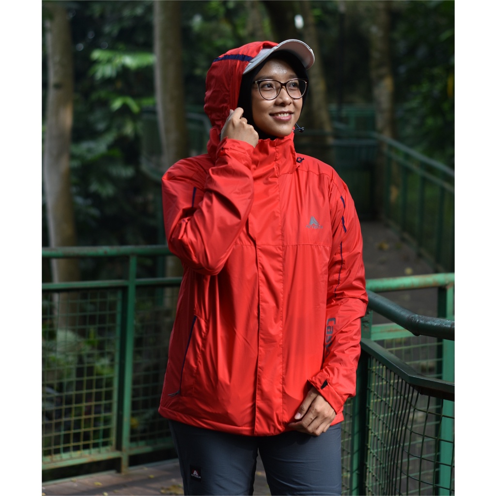 Jual AVTECH Jaket Windbreaker Waterproof Gorpcore Outdoor Gunung Camping Hujan Inner Polar CASTOR II Shopee Indonesia