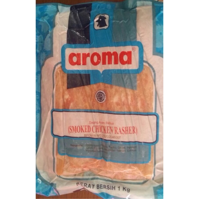 Jual AROMA smoked chicken rasher 1kg | Shopee Indonesia