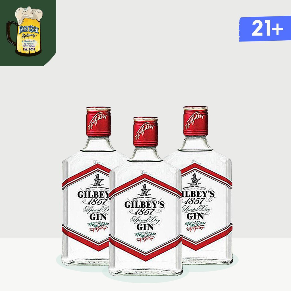 Jual Gilbey's Gilbeys Gin 45 350 ml London Special Dry Gin Shopee