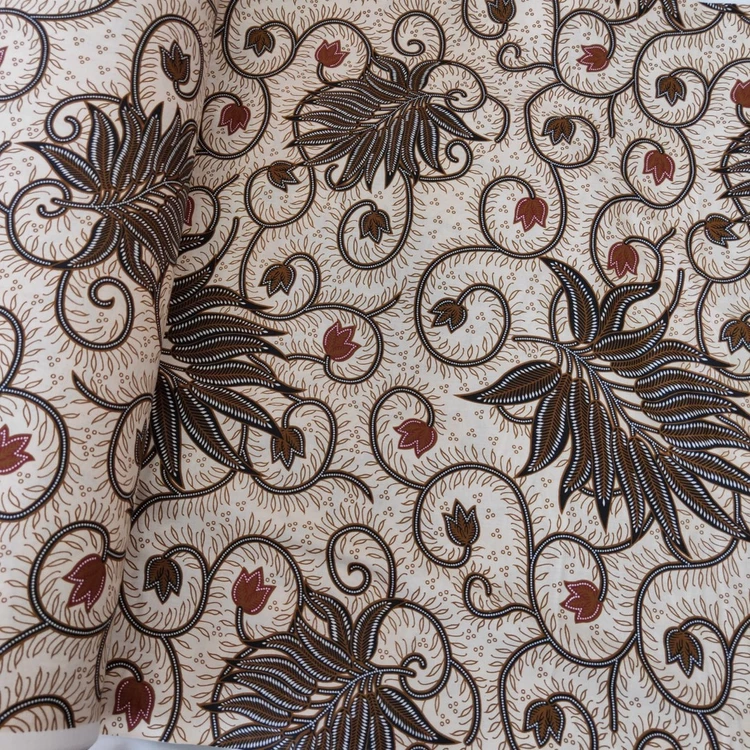 Kain batik katun halus meteran