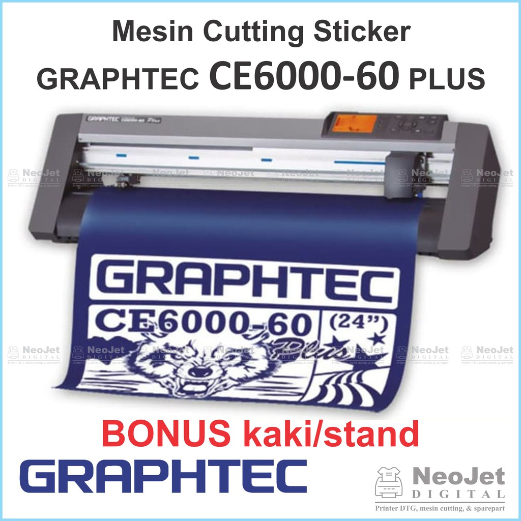 Jual Mesin Cutting Sticker GRAPHTEC CE600060 Plus lebar 60cm 60 cm