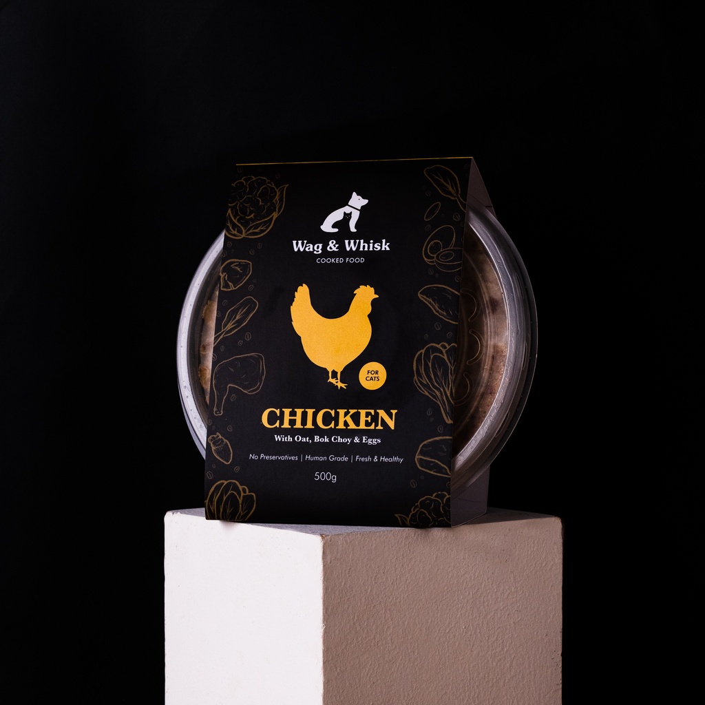 Jual Wag & Whisk CHICKEN COOKED FOOD FOR CATS 500gr Shopee Indonesia