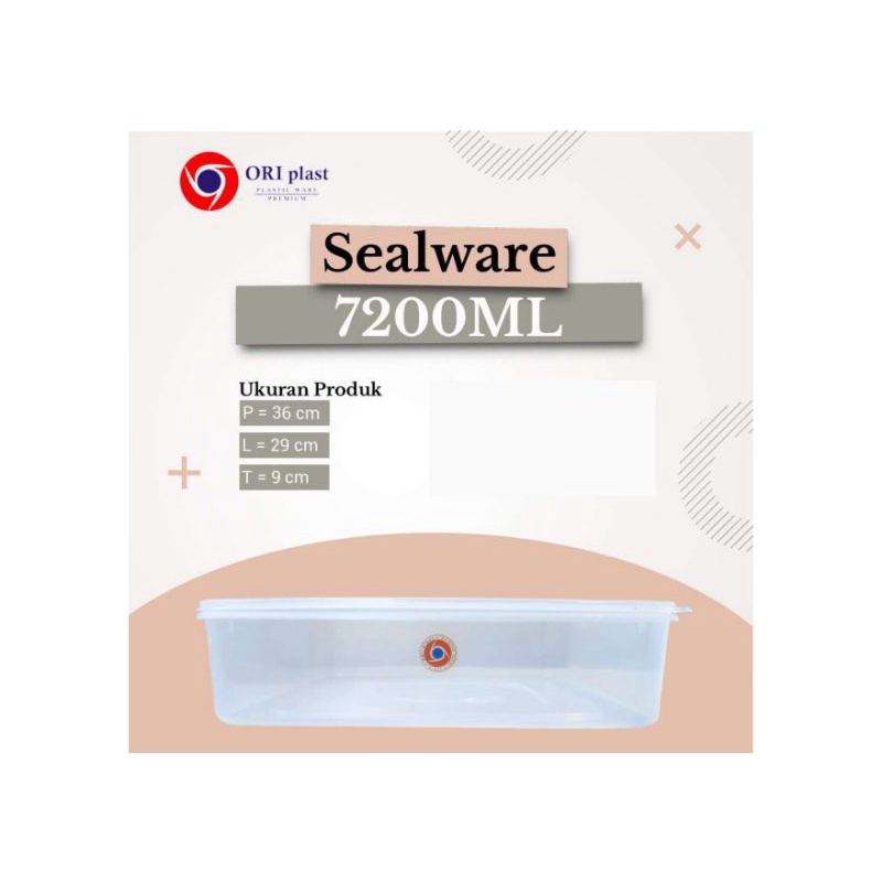 Jual Sealware Oriplast Kotak Plastik Kue Donat Ml Kualitas Tebal Shopee Indonesia