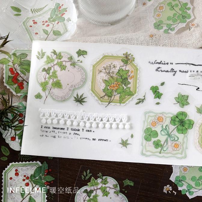 Jual Fresh Style Illustrations Diary Deco Stickers | Shopee Indonesia
