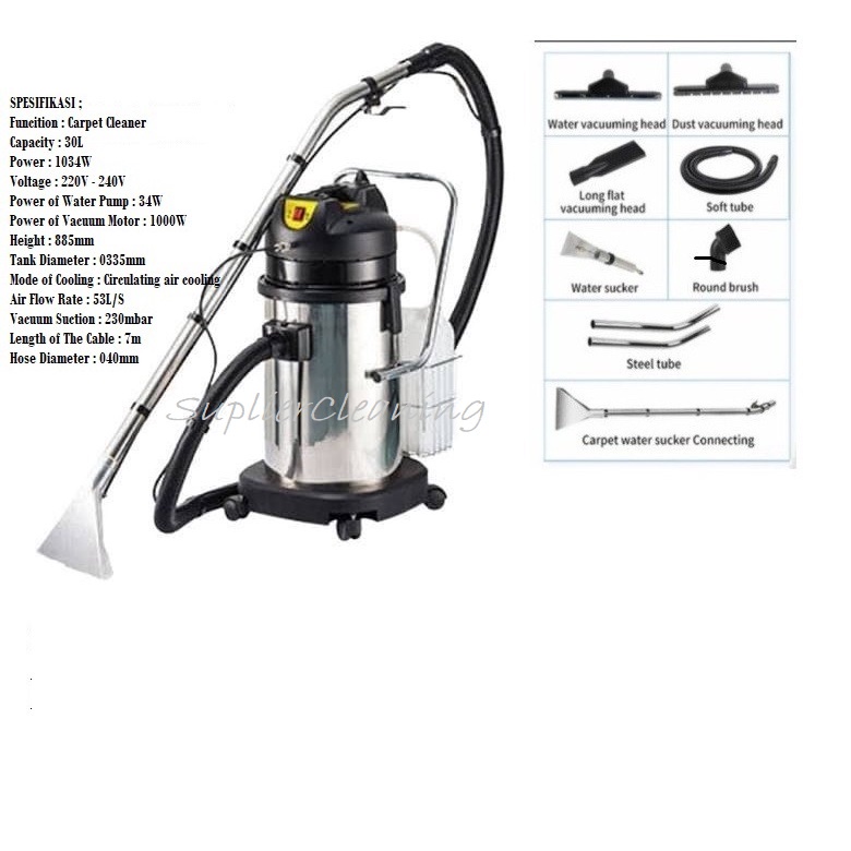 Jual Vacuum Spray EXTRACTOR LC-30SC Extractor Carpet Cleaner 30Liter ...