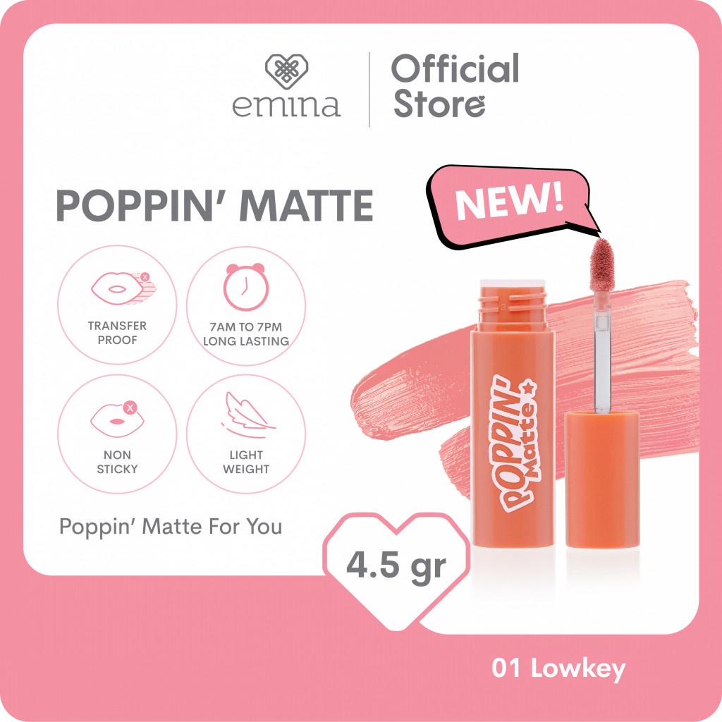 Jual Emina Poppin Matte Shopee Indonesia