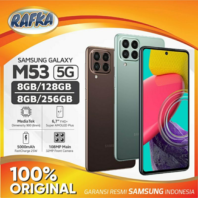 Jual Samsung Galaxy M53 5G 8/128 8/256 (Ori) | Shopee Indonesia