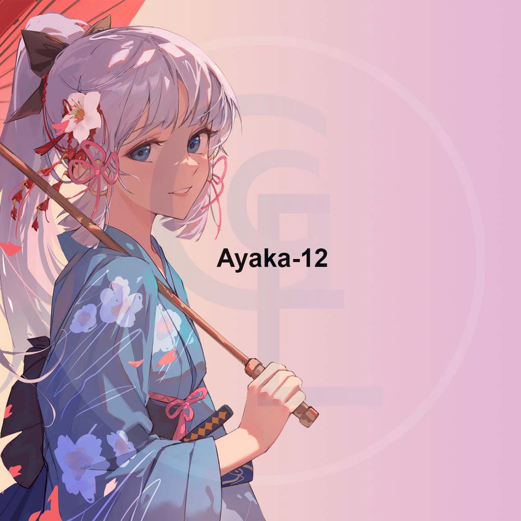Jual Sticker Genshin Impact Ayaka Vinyl Tumblr Bom Waterproof HD Anime ...