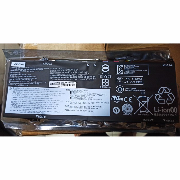 Batterie pour Lenovo Flex 6-14ARR, 14IKB IdeaPad 530S-14IKB