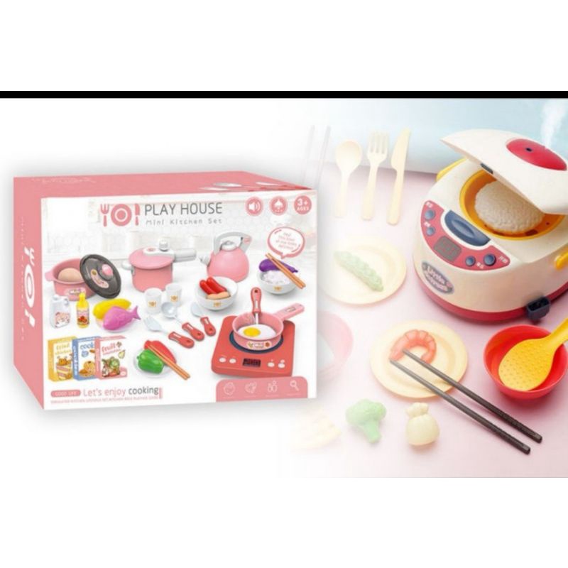 Jual Mini Kitchen Toys Children's Food cookware Pot Pan Cooking Play