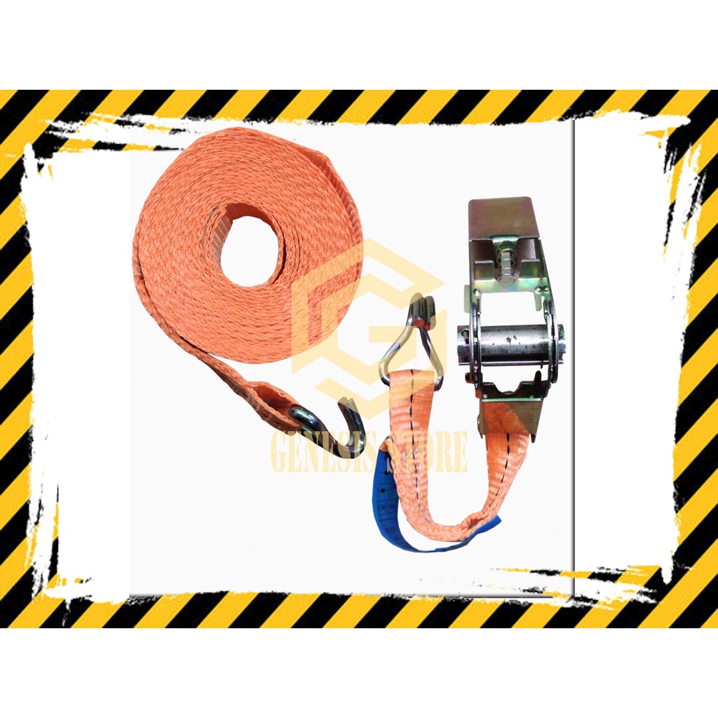 Jual Webbing Ratchet Tie Down - LASHING Cargo - Track Belt - Sabuk Truk ...