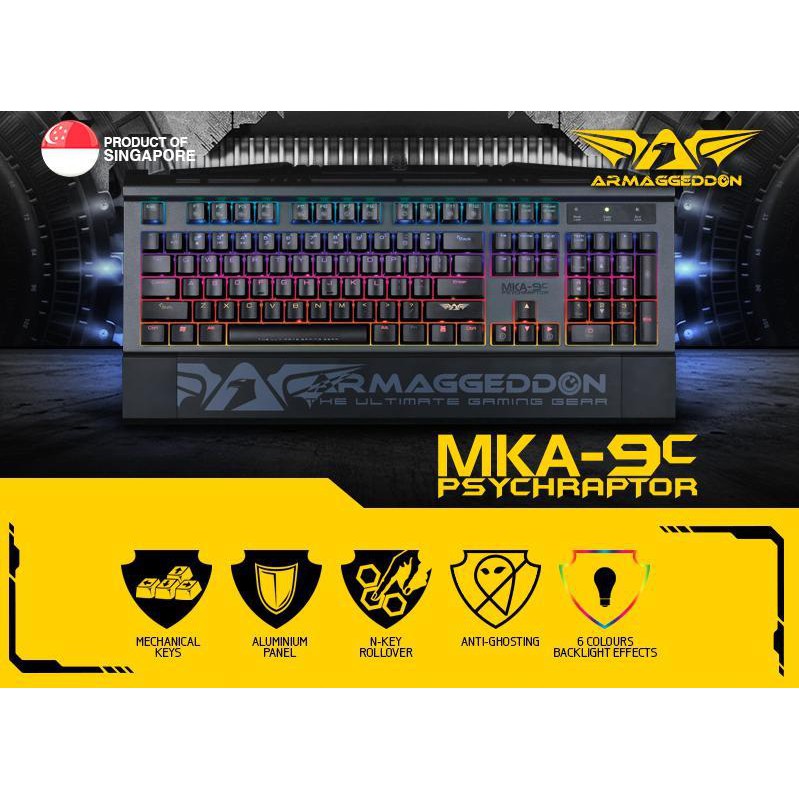 Jual PROMO ! Keyboard Gaming Armaggeddon MKA-9C Mechanical GARANSI 2 ...