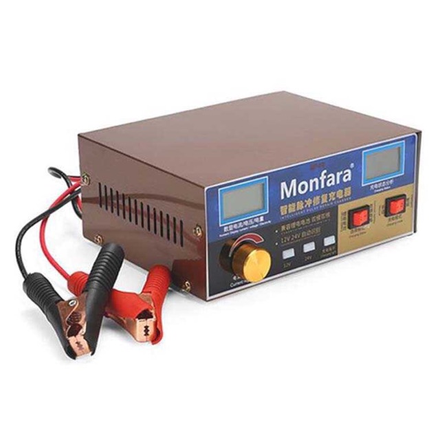 Jual MONFARA Charger Aki Mobil Lead Acid Battery Charger 12V/24V 6 ...